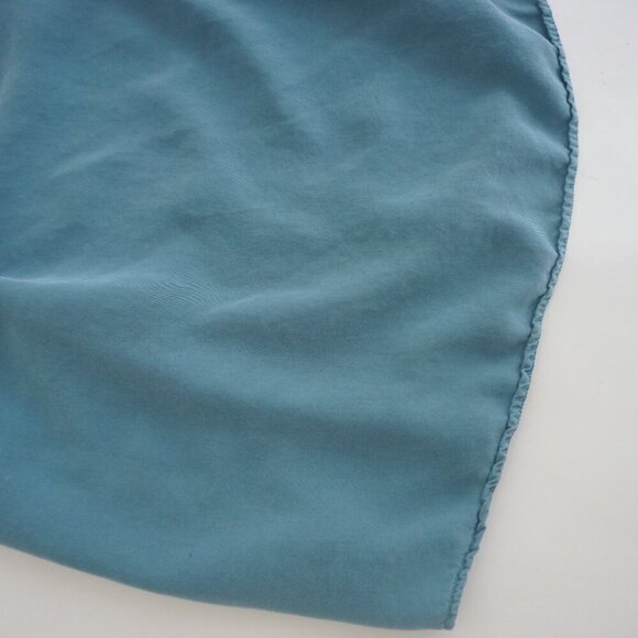 Anthropologie Cloth & Stone Teal Blue Mockneck Sleeveless Blouse XS - Picture 4 of 7